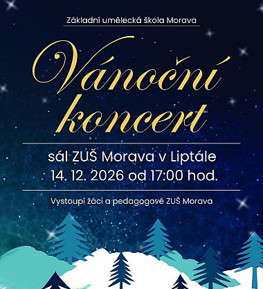 Vánoční koncert ZUŠ Morava