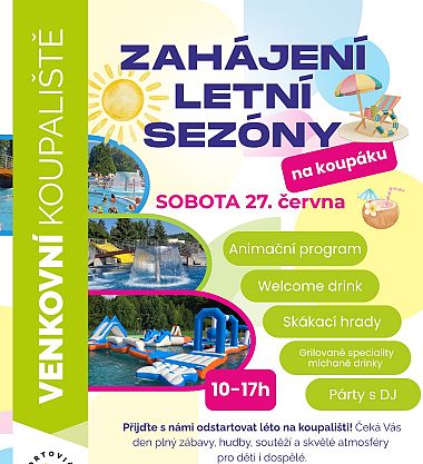 Zahájení letní sezony na koupáku