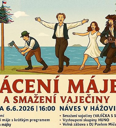 Kácení máje a smažení vaječiny