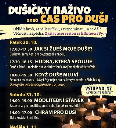 Dušičky naživo aneb Čas pro duši