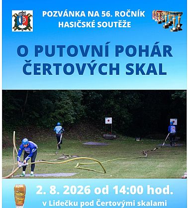 Hasičská soutěž „O putovní pohár Čertových skal“