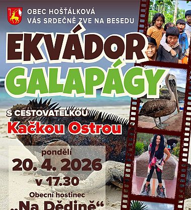 Ekvádor a Galapágy s Kačkou Ostrou