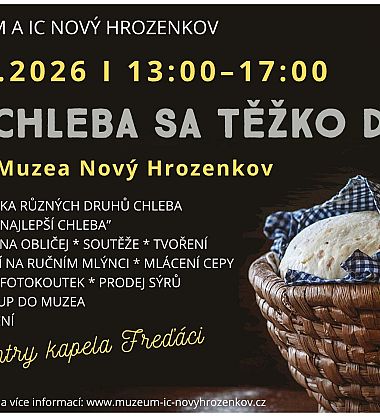 Na chleba sa těžko dělá