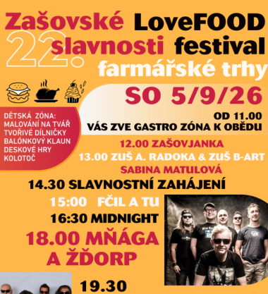 Zašovské slavnosti a LoveFOOD festival