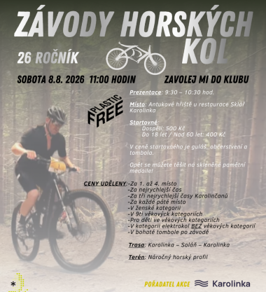 Zavolej mi do klubu - závod horských kol