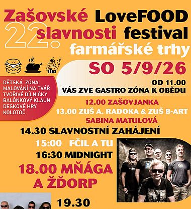 Zašovské slavnosti a LoveFOOD festival