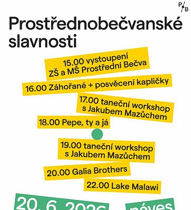 Obecní slavnosti na Prostřední Bečvě